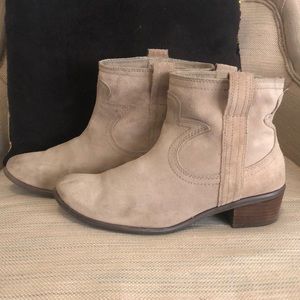 Lucky Brand Terra Suede Western Booties